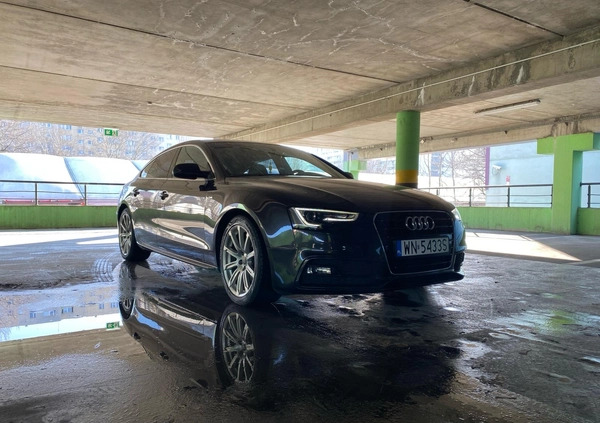 Audi A5 cena 57900 przebieg: 219000, rok produkcji 2013 z Warszawa małe 704